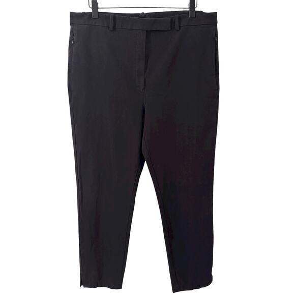 Theory Bistretch High Waist Taper Pants in Black Business Casual Office Size 14 - Picture 4 of 11
